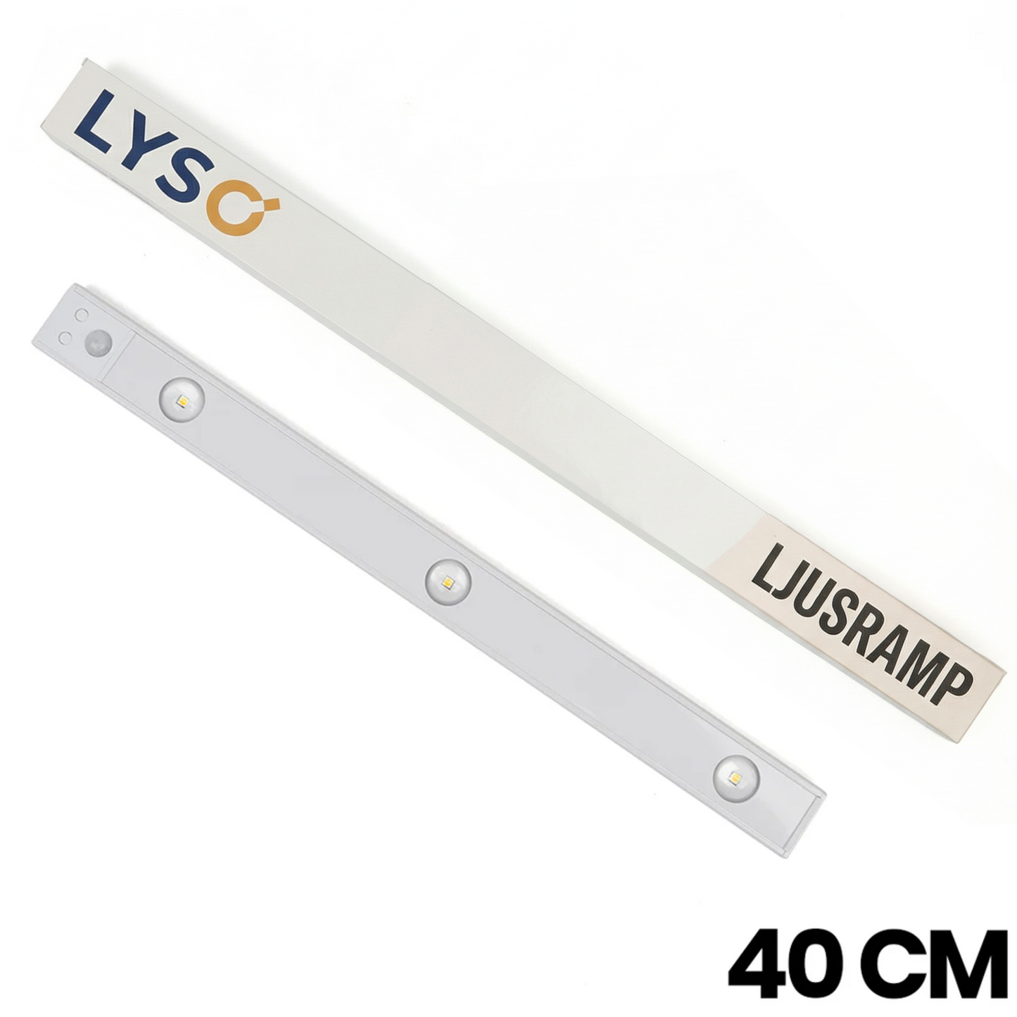 LYSO - LjusRamp™ Klart ljus på 30 sek, skruv FRITT!