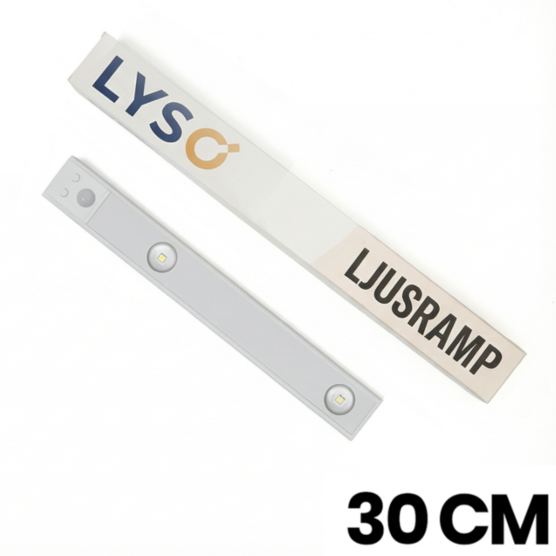 LYSO - LjusRamp™ Klart ljus på 30 sek, skruv FRITT!